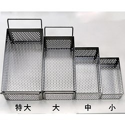 TRUSCO ステンレスパンチングボックス 特大 412X185X137mm SPB04 研究用品 ボトル 容器 カゴ(代引不可)【送料無料】_1