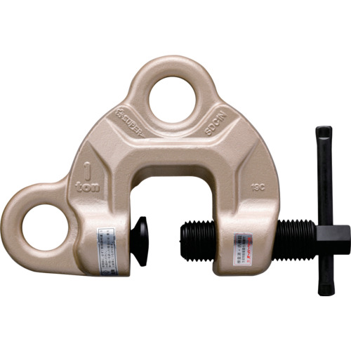 スーパー ねじ式クランプ スクリューカムクランプ(ダブル アイ型) 基本使用荷重0.5t(RFIDチップ搭載/S M A Я T管理アプリ対応) SDC0.5NRF 荷役用品 吊りクランプ スリング 荷締機 吊りクランプ(代引