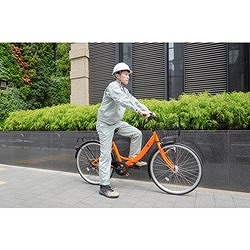TRUSCO 災害時用ノーパンク自転車 ハザードランナー シティタイプ 26インチ THRC5526 搬送機器 運搬車輌機器 自転車(代引不可)【送料無料】_2