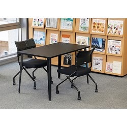 TRUSCO 超軽量アルミデスク ブラック 1200x700x720 ULAD1270BK オフィス 住設用品 オフィス家具 会議用テーブル(代引不可)【送料無料】_1