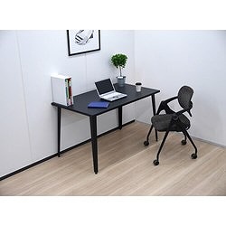 TRUSCO 超軽量アルミデスク ブラック 1200x700x720 ULAD1270BK オフィス 住設用品 オフィス家具 会議用テーブル(代引不可)【送料無料】_3