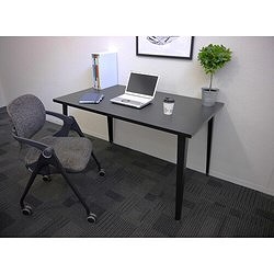 TRUSCO 超軽量アルミデスク ブラック 1200x700x720 ULAD1270BK オフィス 住設用品 オフィス家具 会議用テーブル(代引不可)【送料無料】_5