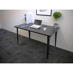 TRUSCO 超軽量アルミデスク ブラック 1200x700x720 ULAD1270BK オフィス 住設用品 オフィス家具 会議用テーブル(代引不可)【送料無料】_6