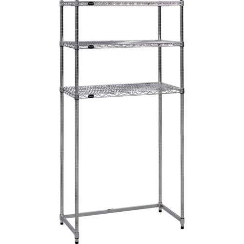 TRUSCO ステンレス製メッシュラック下段開放型 W905XD609XH1533 棚板3枚 TSMSB5363 物流 保管用品 物品棚 ステンレス棚(代引不可)【送料無料】