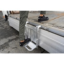 ハセガワ トラック荷台昇降ステップ TSH型 TSH-4043 TSH4043 工事 照明用品 はしご 脚立 荷役用作業台(代引不可)【送料無料】_1