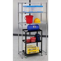 TRUSCO スチール製メッシュラック W905XD305XH1533 4段 バックバー付 ( TME-BB-5334 ) TRUSCO スチール製メッシュラック下段開放型 W905XD305XH1533 棚板4枚