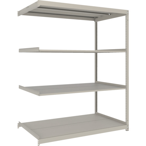 TRUSCO スチールラック 薄型ラック(耐荷重100Kg)1800×875×H1800 4段連結 ネオグレー ネオグレー UL6694B 物流 保管用品 物品棚 軽量棚(代引不可)【送料無料】