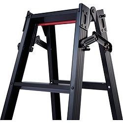 ハセガワ ハシゴ兼用脚立(ブラックレーベル)RHB-12a RHB12A 工事 照明用品 はしご 脚立 脚立(代引不可)【送料無料】_2