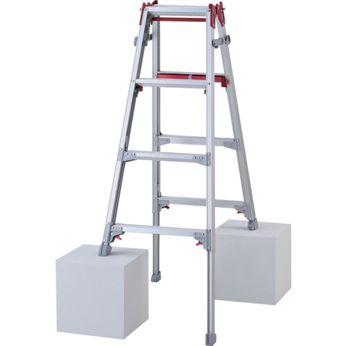 ハセガワ 脚部伸縮脚立 シャガマン 4段 RYR12A 工事 照明用品 はしご 脚立 脚立(代引不可)【送料無料】