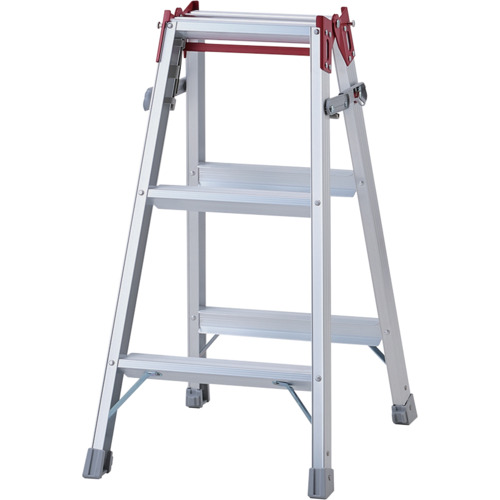 ハセガワ アルミはしご兼用脚立 ステップ幅広タイプ RSー09 RS09C 工事 照明用品 はしご 脚立 脚立(代引不可)【送料無料】