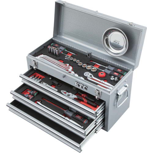 KTC 工具セット(チェストタイプ)[66点] SK3661XS 手作業工具 工具セット チェストタイプ(代引不可)【送料無料】