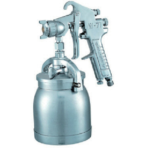 アネスト岩田 小形スプレーガン 吸上式 ノズル口径 Φ1.3 カップ取付口G1/4 W712S 工事 照明用品 塗装 内装用品 スプレーガン(代引不可)【送料無料】