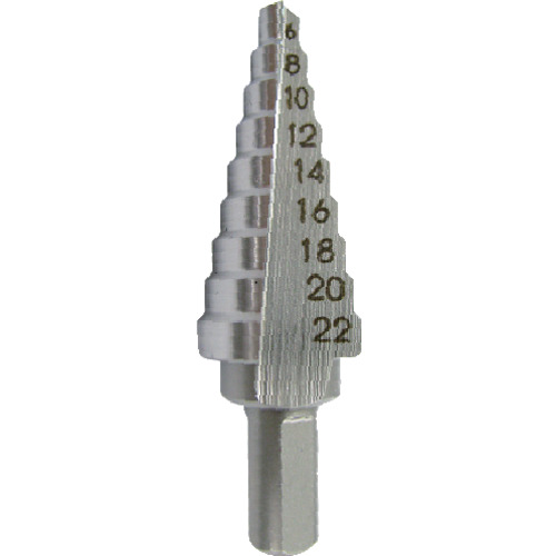 大見 タケノコドリル シルバータイプ 9段 10mm TK622 切削工具 穴あけ工具 ステップドリル(代引不可)【送料無料】