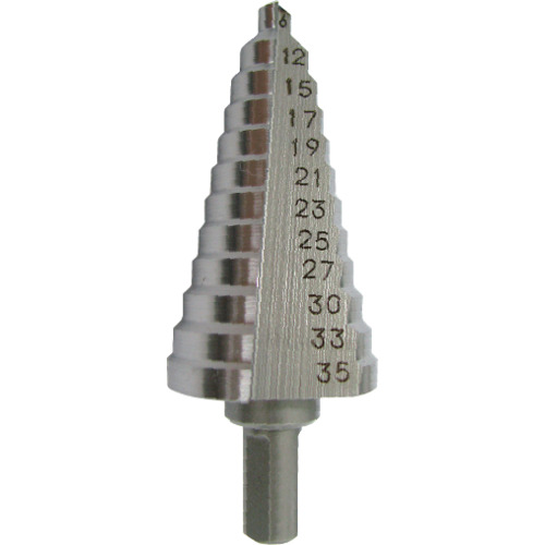 大見 タケノコドリル シルバータイプ 12段 10mm TK635 切削工具 穴あけ工具 ステップドリル(代引不可)【送料無料】