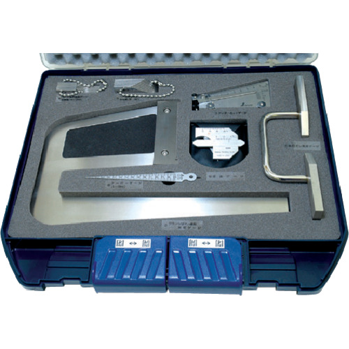 シンワ 鉄骨精度測定器具 7点セット TKS7 測定 計測用品 測定工具 直尺(代引不可)【送料無料】