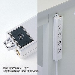 SANWA 工事物件電源管理タップ 抜け止めコンセントグレー コード長さ3m TAPK63BL オフィス 住設用品 OA用品 OAタップ(代引不可)【送料無料】_1