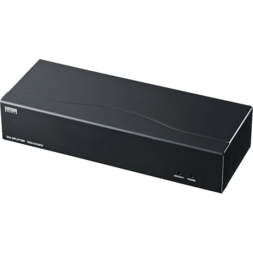 SANWA ディスプレイ分配器 VGADVSP2 電子機器 電設配線部品 LANケーブル(代引不可)【送料無料】