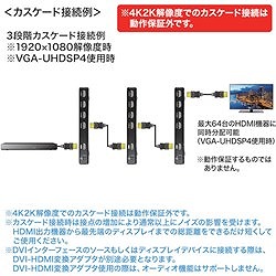 SANWA ディスプレイ分配器 VGAUHDSP8 電子機器 電設配線部品 LANケーブル(代引不可)【送料無料】_1
