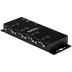 StarTech シリアルハブ/USB-A - 4x RS232C/産業用メタル筐体/DINクリップ ICUSB2324I オフィス 住設用品 OA用品 ケーブル(代引不可)【送料無料】