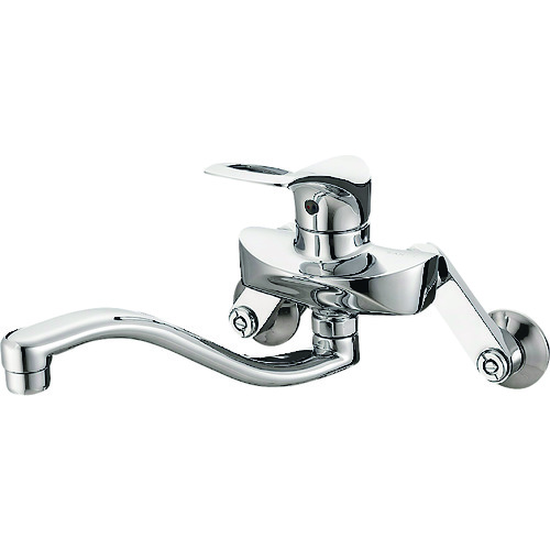 SANEI シングル混合栓 K1712A13 工事 照明用品 管工機材 混合栓 水栓(代引不可)【送料無料】