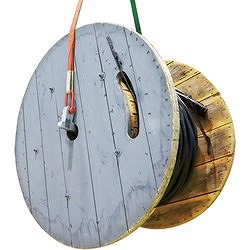 育良 ケーブルドラム専用ドラムクランプ(10194) ISKCDC5000 手作業工具 電設工具 ケーブル牽引具(代引不可)【送料無料】_1