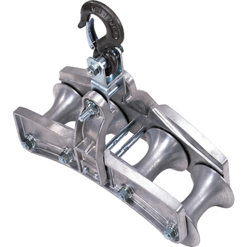 育良 四連金車(10101) IS4WH 荷役用品 チェーンブロック クレーン トロリー 吊り金具(代引不可)【送料無料】