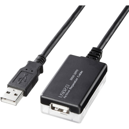 SANWA 12m延長USB2.0アクティブリピーターケーブル KBUSBR212N オフィス 住設用品 OA用品 ケーブル(代引不可)【送料無料】