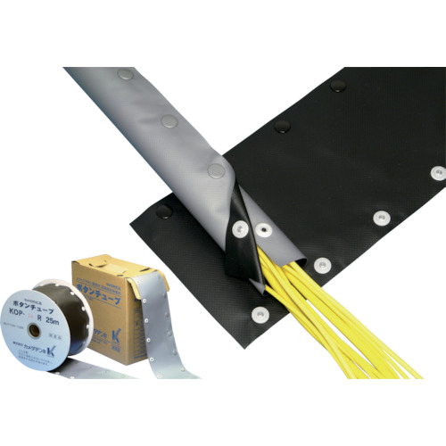 カメダ ボタンチューブ 25m 内径50mm KOP50R 電子機器 電設配線部品 電線保護資材(代引不可)【送料無料】