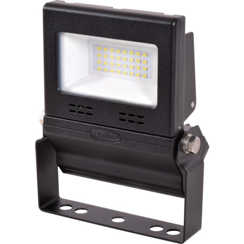 NICHIDO フラットライト10W 常設用 黒 LJSFH10DBK50K 工事 照明用品 作業灯 照明用品 投光器(代引不可)【送料無料】