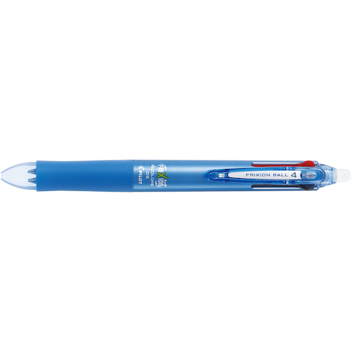 PILOT まとめ買い 消せるボールペン フリクションボール4 0.5 黒 赤 青 緑4色ボールペン ライトブルー 10本セット LKFB80EFLB10P オフィス 住設用品 文房具 筆記具(代引不可)【送料無料】