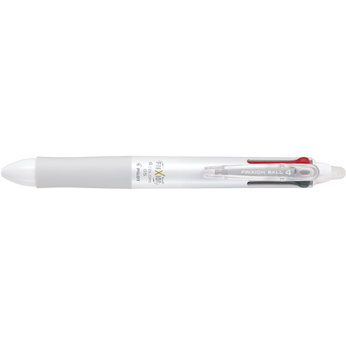 PILOT まとめ買い 消せるボールペン フリクションボール4 0.5 黒 赤 青 緑4色ボールペン ホワイト 10本セット LKFB80EFW10P オフィス 住設用品 文房具 筆記具(代引不可)【送料無料】