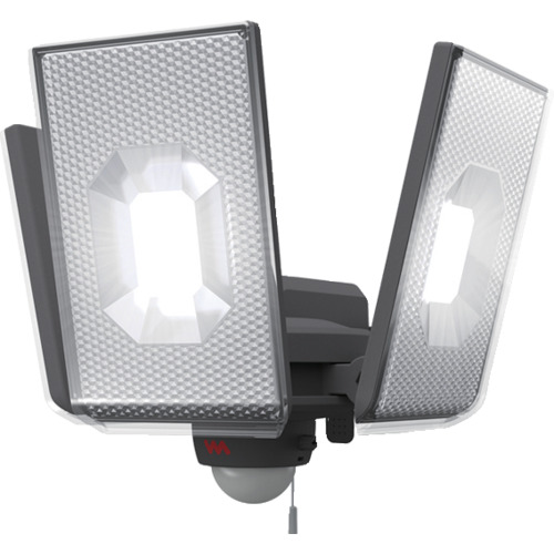 musashi 12.5W×3灯スライド型 LEDセンサーライト LEDAC3050 環境改善用品 防災 防犯用品 防犯用センサーライト(代引不可)【送料無料】