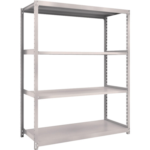 TRUSCO スチールラック M2型軽中量棚 1460X600XH2100 4段 単体 ネオグレー M27564 物流 保管用品 物品棚 軽中量棚(代引不可)【送料無料】