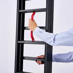 ハセガワ アルミ製 押上式2連はしご LUB2型 4.48m LUB245 工事 照明用品 はしご 脚立 はしご(代引不可)【送料無料】_2