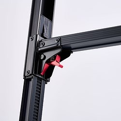 ハセガワ アルミ製 押上式2連はしご LUB2型 4.48m LUB245 工事 照明用品 はしご 脚立 はしご(代引不可)【送料無料】_4