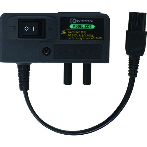 KYORITSU 電源供給アダプタ MODEL8329 測定 計測用品 工業用計測機器 マルチメーター(代引不可)【送料無料】