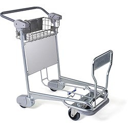 ダンディ ブレーキ付手荷物カート 150kg PC90 搬送機器 運搬台車 店舗用運搬車(代引不可)【送料無料】_1