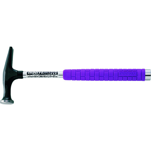 DOGYU ソケット付パイプ柄ナラシハンマー21mm 1213 手作業工具 ハンマー 刻印 ポンチ 板金ハンマー(代引不可)