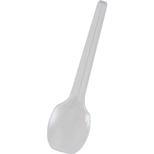HEIKO プラスチックスプーン 透明 10cm バラ 100本入り 4513008 研究用品 厨房用品 調理器具(代引不可)