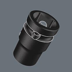 Wera 9607マグネットレールBインパクター1 5451 手作業工具 ソケットレンチ ソケット(代引不可)【送料無料】_2