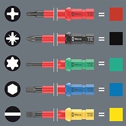 Wera 差替式クラフトフォームコンパクト VDE 17 汎用 1 色分けシステム 6611 手作業工具 絶縁用品 絶縁レンチ スパナ(代引不可)【送料無料】_3