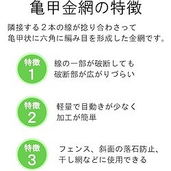 DAIDОHANT ステンレス 亀甲金網 線径0.8x目16mm 幅910mm x 長さ15M巻 10160252 金物 建築資材 建築金物 金網(代引不可)【送料無料】_4