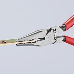 KNIPEX ニードルノーズペンチ プラスチックハンドル 185mm 821185 手作業工具 プライヤー ニッパ ピンセット ペンチ(代引不可)【送料無料】_7