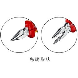 KNIPEX ニードルノーズペンチ コンフォートハンドル クロムメッキ仕上げ 185mm 825185 手作業工具 プライヤー ニッパ ピンセット ペンチ(代引不可)【送料無料】_4