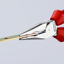 KNIPEX ニードルノーズペンチ コンフォートハンドル クロムメッキ仕上げ 185mm 825185 手作業工具 プライヤー ニッパ ピンセット ペンチ(代引不可)【送料無料】_6