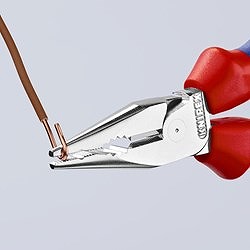 KNIPEX ニードルノーズペンチ コンフォートハンドル クロムメッキ仕上げ 185mm 825185 手作業工具 プライヤー ニッパ ピンセット ペンチ(代引不可)【送料無料】_7