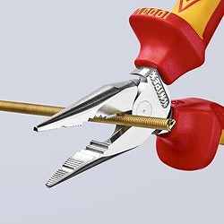 KNIPEX 1000V絶縁ニードルノーズペンチ 絶縁コンフォートハンドル 185mm 826185 手作業工具 絶縁用品 絶縁ペンチ ニッパ プライヤー(代引不可)【送料無料】_6