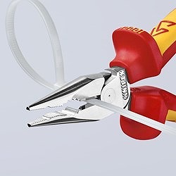 KNIPEX 1000V絶縁ニードルノーズペンチ 絶縁コンフォートハンドル 185mm 826185 手作業工具 絶縁用品 絶縁ペンチ ニッパ プライヤー(代引不可)【送料無料】_7