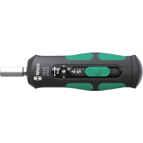Wera 7515 差替式クラフトフォームセーフトルクドライバー、 2-6Nm 75815 測定 計測用品 工業用計測機器 トルク機器(代引不可)【送料無料】