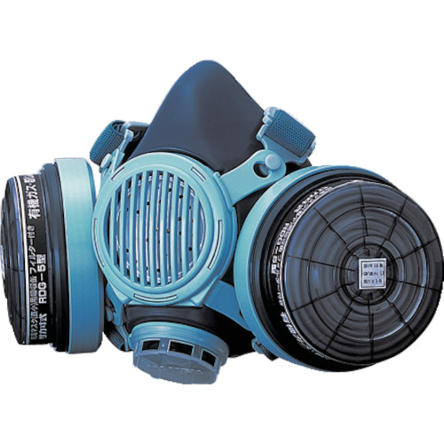 AS 防毒マスク 7191DKG-02 伝声器付き 1654601 保護具 マスク 耳栓 防毒マスク(代引不可)【送料無料】